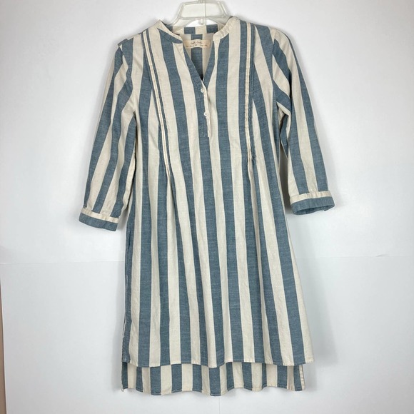 Anthro Isabella Sinclair Nilima Stripe Tunic Dress - Picture 2 of 8